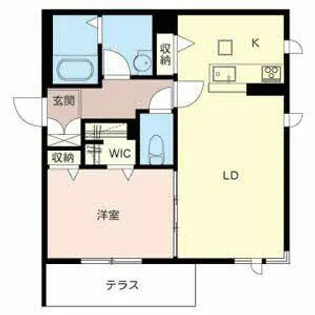 シャーメゾン新石切【0103号室】の間取り