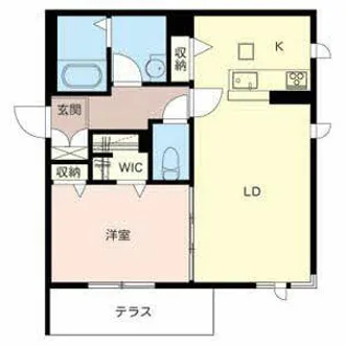 シャーメゾン新石切【0103号室】の間取り