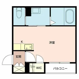東中島シャーメゾン【0202号室】の間取り