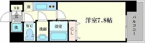 VIVI・EBISU【11階】の間取り