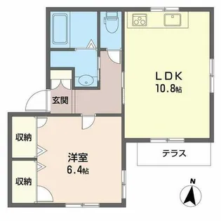パーク・サイドコート夙川【0101号室】の間取り