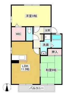 サニーヴィラ A棟【2階】の間取り