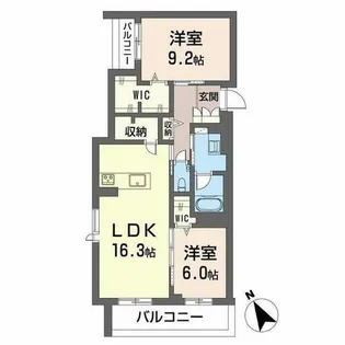 Shamaison hills 白壁【0301号室】の間取り