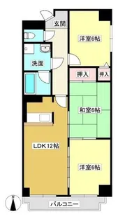 e-ホーム元町【701号室】の間取り