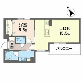 Shamaison hills 白壁【0103号室】の間取り
