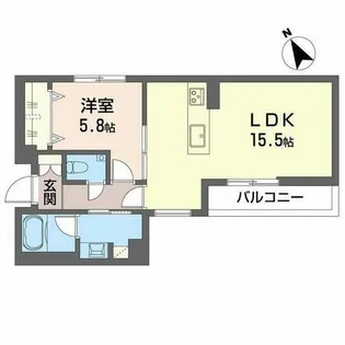 Shamaison hills 白壁【0203号室】の間取り