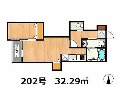 SMILEAX藤崎南【2階】の間取り