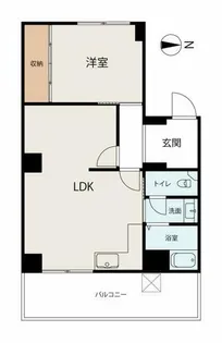 箕面グリーンハイツⅠ【4階】の間取り