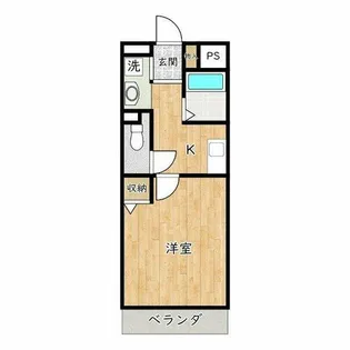 ヨーク北条【5階】の間取り