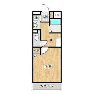 ヨーク北条【5階】の間取り
