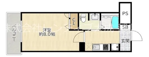 大阪府大阪市都島区網島町【マンション】の間取り