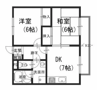 コートエム【1階】の間取り