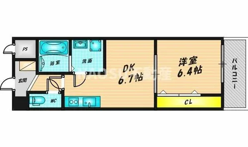 Social village【606号室】の間取り