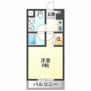 メゾンエトワル【5階】の間取り