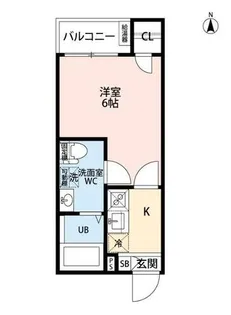 CRASTINE名楽町【3階】の間取り