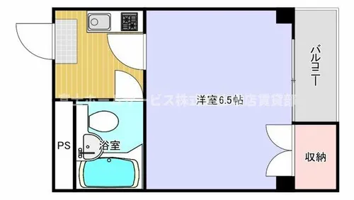ロイヤル西住之江【4階】の間取り