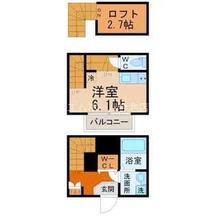 GIFTI【2階】の間取り