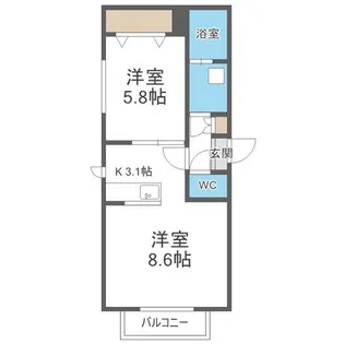 LaMer KOTONI【1階】の間取り