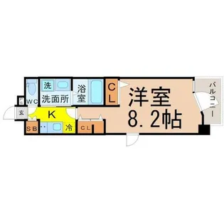 パルティール中村公園【6階】の間取り