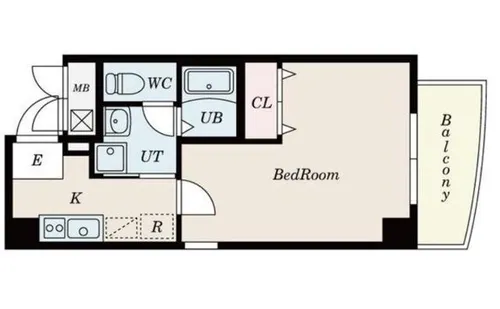 ラ・フォンテ大国【9階】の間取り