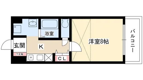 ユニエトワール藤ヶ丘北【405号室】の間取り