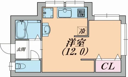 ビーコート丸山【2階】の間取り