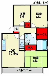 コンフォールⅡ番館【1階】の間取り