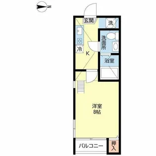 ウイングコート新守山【1階】の間取り
