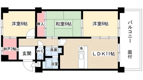 ファミール小幡【305号室】の間取り