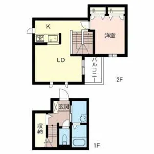 メゾン バンダナ【0101号室】の間取り