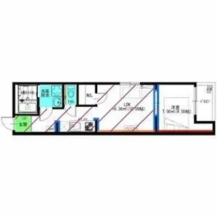 RadIAnce名城公園 N棟【302号室】の間取り