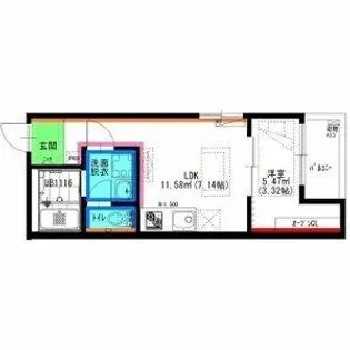 RadIAnce名城公園 S棟【301号室】の間取り
