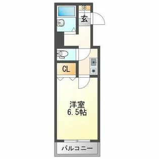 ラ ベル シャンブル【3階】の間取り