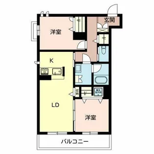 パールコート【0302号室】の間取り