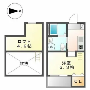 トリプレッタ(Tripletta)【1階】の間取り