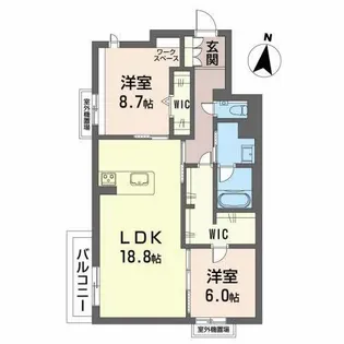 ノブレス東栄【0301号室】の間取り