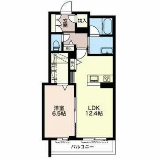 シャーメゾンステージ豊年町【0207号室】の間取り