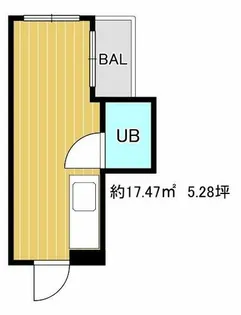 ハイツ千年町3階【3階】の間取り