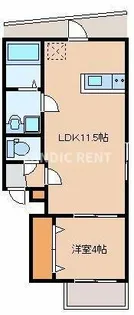 TALATTA香椎駅前【1階】の間取り