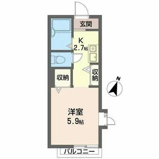 セフィラ生光苑【0201号室】の間取り