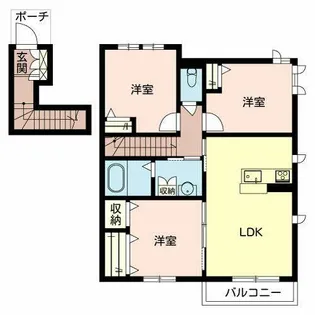ShaMaison屋敷山【0201号室】の間取り