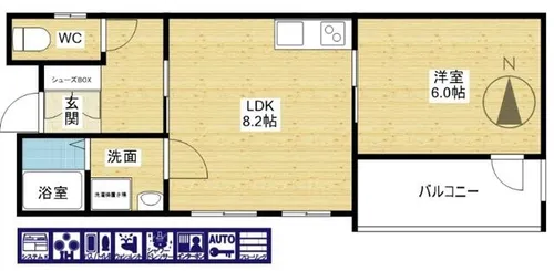 HOSOKAWA7【1階】の間取り