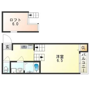 ハーモニーテラス清水丘【1階】の間取り