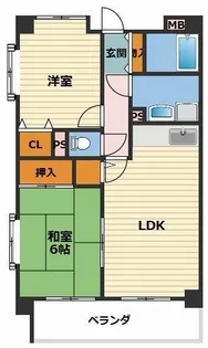 グレイシィーK・Y【3階】の間取り