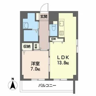 メゾン トモエ【0301号室】の間取り