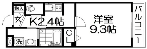 エストレージャ【3階】の間取り