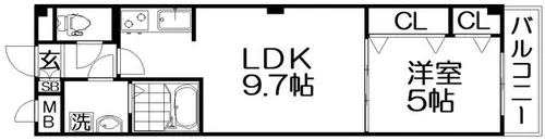 オーキッドヒルズ【2階】の間取り