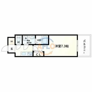 GROOVE今福鶴見【10階】の間取り