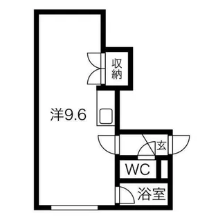 パルコート平岸411【501号室】の間取り