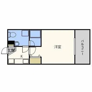 SERENiTE中津【6階】の間取り